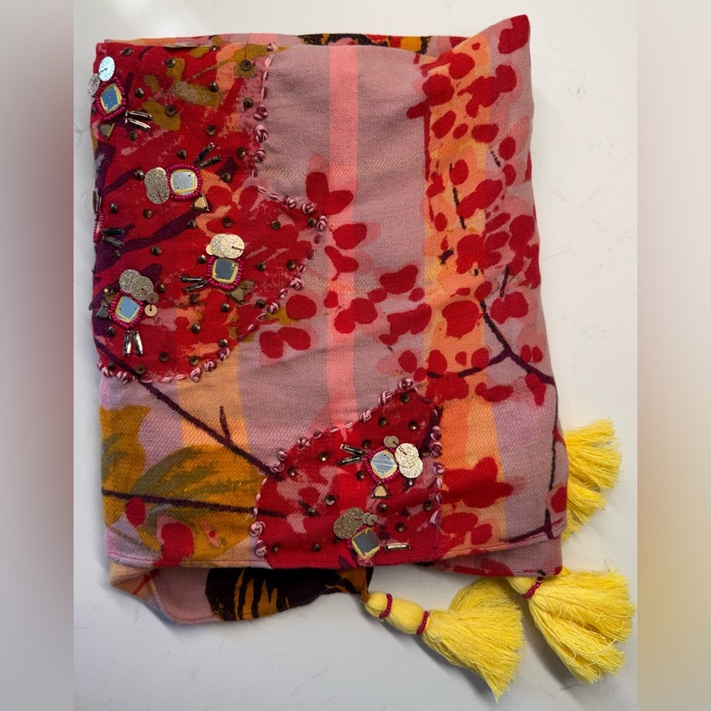 Embellished Fashion Scarf